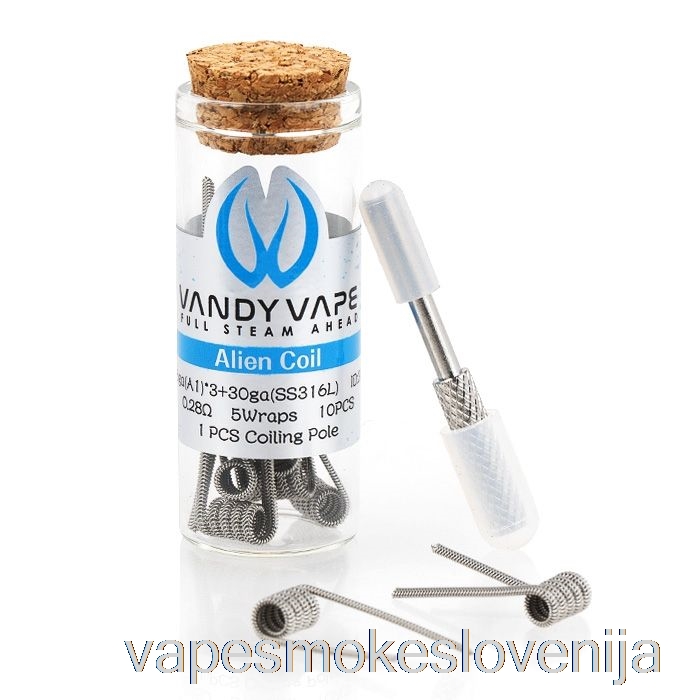 Vape Za Enkratno Uporabo Vandy Vape Performance Vnaprej Izdelane Tuljave 0,28 Ohm Alien Coil